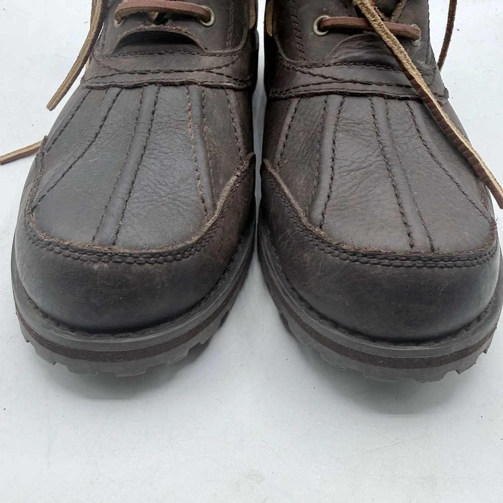 Polo Ralph Lauren Whitsand Genuine Leather Ranger Duck Boots Mens 7.5D Women's 9